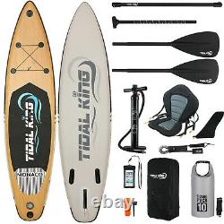 Inflatable Stand Up Paddle Board Double-Layer 10'6 GoPro SUP Carbon Kayak Paddle