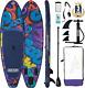 Inflatable Stand Up Paddle Board, Lightweight 323x84x15cm, Includes Paddle & Pum