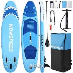 Inflatable Stand Up Paddle Board Non-Slip SUP 10.5FT Surfboard Set Adult UK