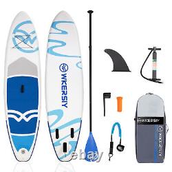 Inflatable Stand Up Paddle Board Non-Slip SUP Surf Board with Air Pump R7O1