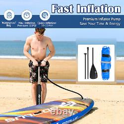 Inflatable Stand Up Paddle Board Portable Surfboard 11FT Standing Boat