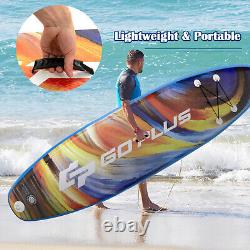 Inflatable Stand Up Paddle Board Portable Surfboard 11FT Standing Boat