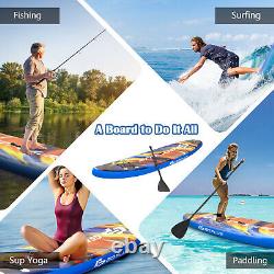 Inflatable Stand Up Paddle Board Portable Surfboard 11FT Standing Boat