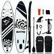 Inflatable Stand Up Paddle Board, Premium Sup Backpack, Leash, Fin, Paddle &pump
