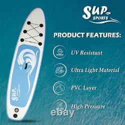 Inflatable Stand Up Paddle Board SUP10ft Surfboard Non-Slip Deck&Accessories