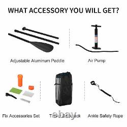 Inflatable Stand Up Paddle Board SUP Accessory Carry Bag Adj Paddle Pump Leash