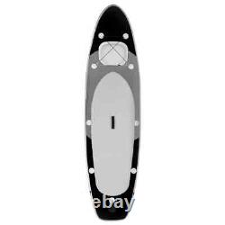 Inflatable Stand Up Paddle Board Set Black 330x76x10 cm