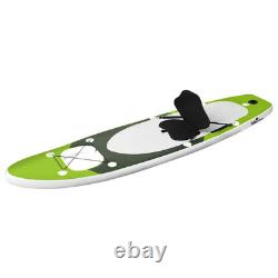 Inflatable Stand Up Paddle Board Set Green 330x76x10 cm