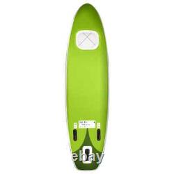 Inflatable Stand Up Paddle Board Set Green SUP Paddleboard vidaXL