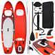 Inflatable Stand Up Paddle Board Set Red 300x76x10 Cm