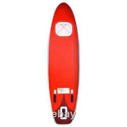 Inflatable Stand Up Paddle Board Set Red 300x76x10 cm