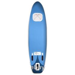 Inflatable Stand Up Paddle Board Set Sea Blue 360x81x10 cm