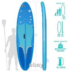 Inflatable Stand Up Paddle Board Waterproof SUP Adjustable Surfing Board Paddle