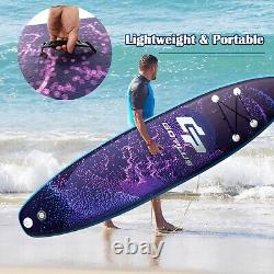 Inflatable Stand Up Paddle Board Widened Non-Slip Deck with Adjustable Paddle