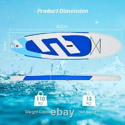 Inflatable Stand Up Paddle Board with Removable Fin-Navy