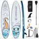 Inflatable Stand Up Paddle Yoga Board With Complete Sup Accessories Non-slip Deck