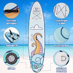 Inflatable Stand Up Paddle Yoga Board with Complete Sup Accessories Non-Slip Deck