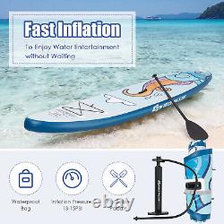 Inflatable Stand Up Paddle Yoga Board with Complete Sup Accessories Non-Slip Deck