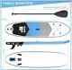 Inflatable Stand Up Paddle Board Sup Package 10 Long 32 Wide 6 Thick New