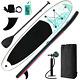 Inflatable Stand Up Paddle Board Withpump, Adjustable Paddle, Waterproof Travelbag
