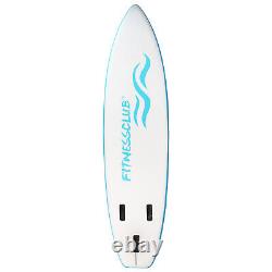 Inflatable Surf Stand Up Paddle Board with Backpack Accessories Wide Stance UK