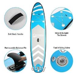 Inflatable Surfboard SUP Stand Up Paddle Board Kayak Drifting Complete Kit New