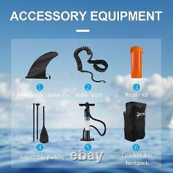 Inflatable Surfboard SUP Stand Up Paddle Board Kayak Drifting Complete Kit New