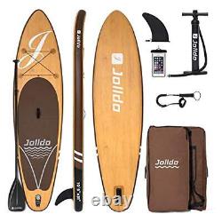 Jolldo Inflatable Paddle Board SUP iSUP Board 10'6×31×6 Package, Stand Up