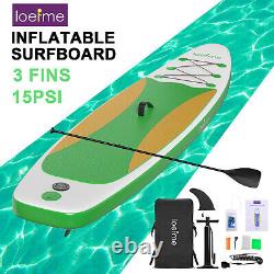 LOEFME 10.6ft Inflatable Stand Up Paddle Board SUP Surfboard Complete Kit Board