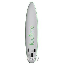 LOEFME 10ft SUP Inflatable Stand Up Paddle Board / Surf 6 Thick + Accessories