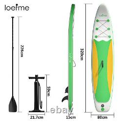 LOEFME SUP Inflatable Paddle Board Surfboard Stand Up Surfboard Complete Package