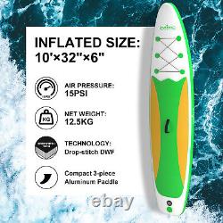 LOEFME SUP Inflatable Paddle Board Surfboard Stand Up Surfboard Complete Package