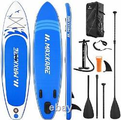 MaxKare Stand Up Paddle Board Inflatable Yoga Rigid Solid 10'× 30 ×6'' WH100BS