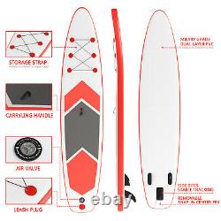NEW Inflatable Stand Up Paddle Board SUP Surfboard Non-Slip Deck with Pump Bag UK