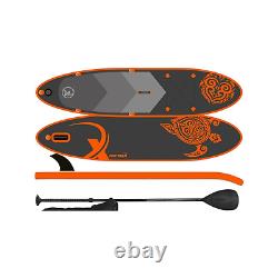 Nemaxx Stand up Paddle Board Inflatable Orange Turtle SUP PB300