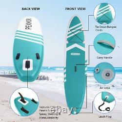 New 10'6 Paddle Board Inflatable Stand Up Surfboards SUP 6 Thick Full Set UK