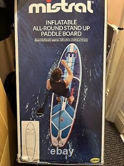 New Mistral Inflatable SUP Stand Up Paddleboard paddle board. Never Opened