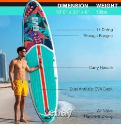 Niphean Inflatable Stand Up Paddle Board with SUP Accessories