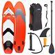 Oceana 10ft Inflatable Stand Up Paddle Board Kit Surfboard Non-slip Deck Red