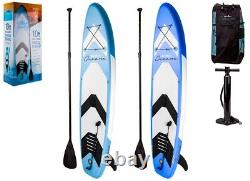 Oceana 10FT Inflatable Stand Up Paddle Board Kit Surfboard Royal Blue