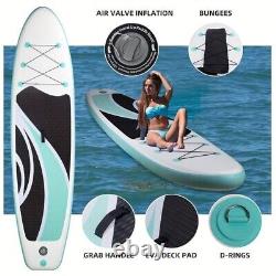 Paddle Board Inflatable SUP Stand Up Kit Pump Complete Surfboard Kayak Carry Bag