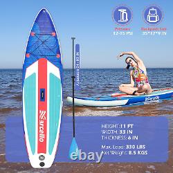 Paddle Board, Inflatable Stand Up Paddle Board, 11'×33×6 Ultra-light SUP Board