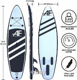 Paddle Board Inflatable Stand Up Surfboards Adult 10.6Ft SUP Full Accessories