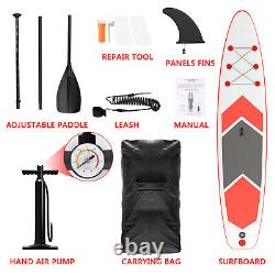 Paddle Board SUP 10'6' Inflatable Sports Surf Stand Up Racing Bag Pump Oar Water