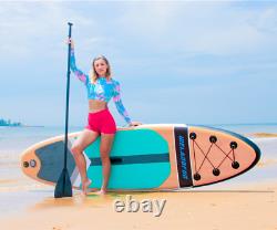 Paddle Board Stand Up Inflatable SUP Paddleboard Wide Surfboard Surfing Wood