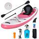 Pink 11ft Inflatable Stand Up Paddle Board Sup Surfboard Complete Kit Kayak Seat