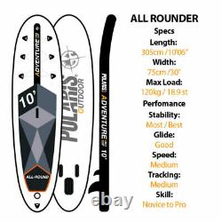Polaris 10.6' Inflatable Stand Up Paddle Board PRO SUP Complete Package 2022