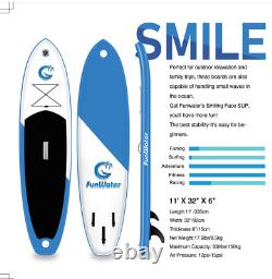 Portable Inflatable Water Paddle Stand Up Board 11FT SUP Full Package UK New a
