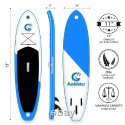 Portable Inflatable Water Paddle Stand Up Board 11FT SUP Full Package UK New a