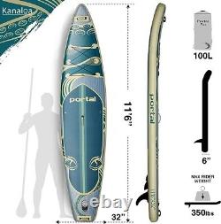 Portal Stand Up Paddle Board, 10'6x33 x6 Inflatable Paddle Boards with SUP Acces
